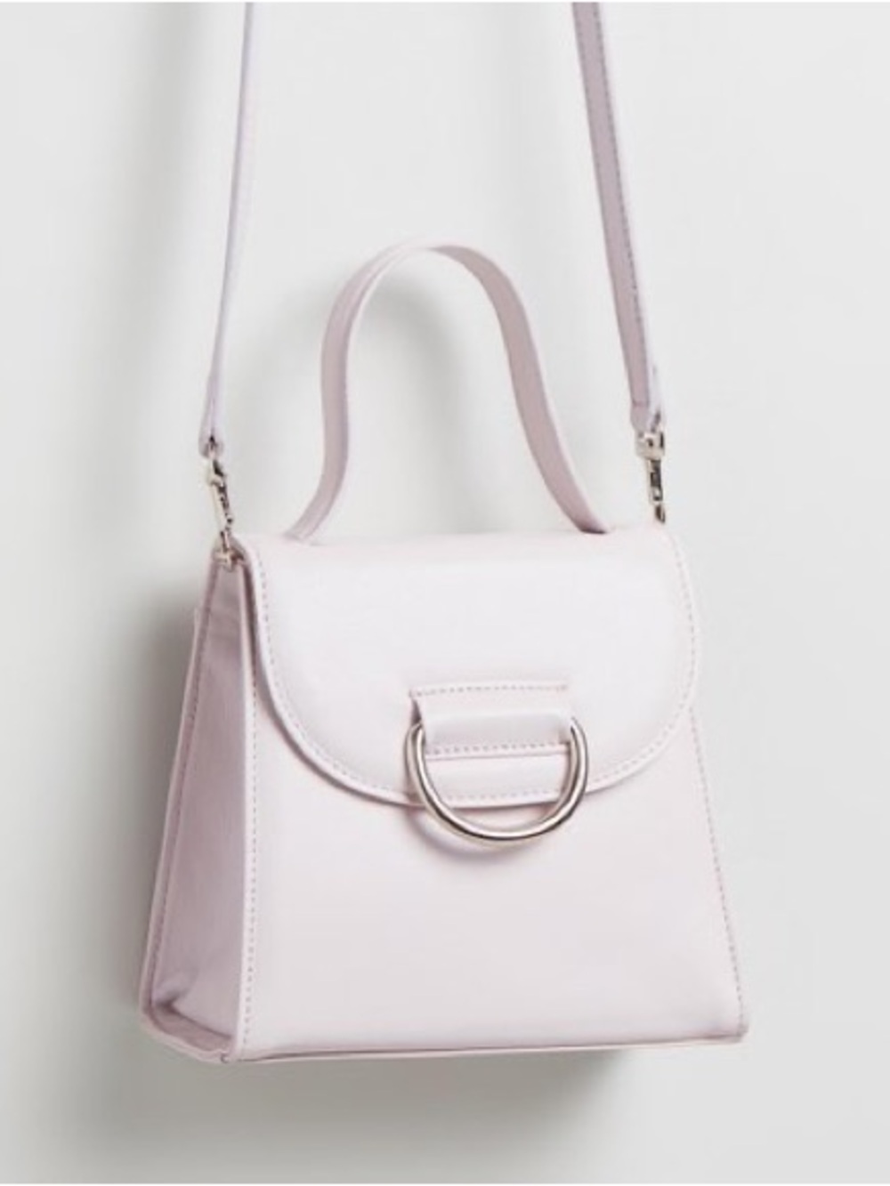 Little Liffner *Italy Lilac leather top handle crossbody bag
